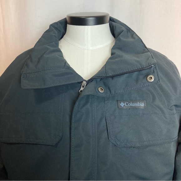 Heavy Duty Reflective Insulated Black Columbia Jacket - Picture 2 of 3